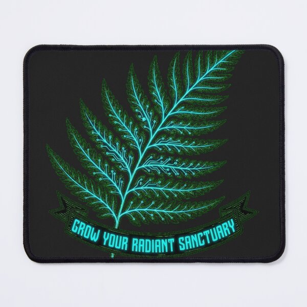 Item preview, Cybernetic Fern Frond - Bio-Digital Circuitry Art designed and sold by Thaivi Design.