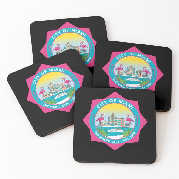 Item preview, Miami Florida Magic City Flamingo Seal designed and sold by k3rstman1.