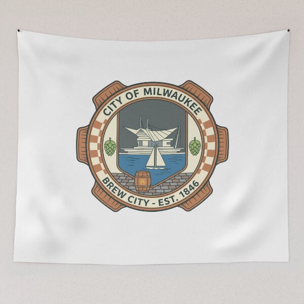 Item preview, Vintage Milwaukee Brew City Est 1846 Emblem designed and sold by k3rstman1.