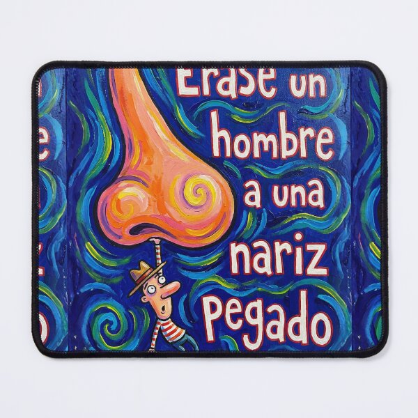 Item preview, "There once was a man attached to a nose." Satirical burlesque sonnet by Francisco de Quevedo against Luis de Góngora designed and sold by Filologica.