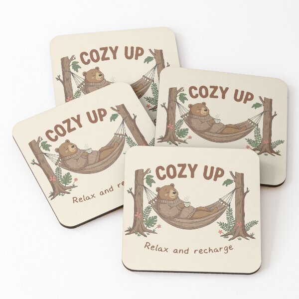 Item preview, Bear Cozy Up Relax And Recharge designed and sold by Catzura.