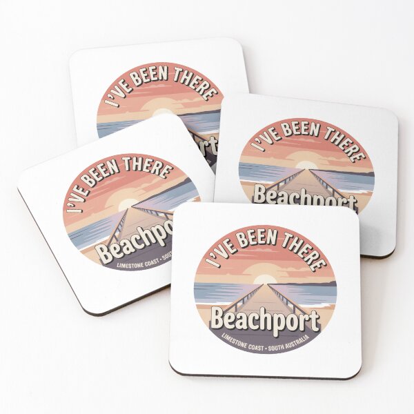 Item preview, I’ve Been There — Beachport | Sunset Coastal Travel Sticker designed and sold by Random Designs.