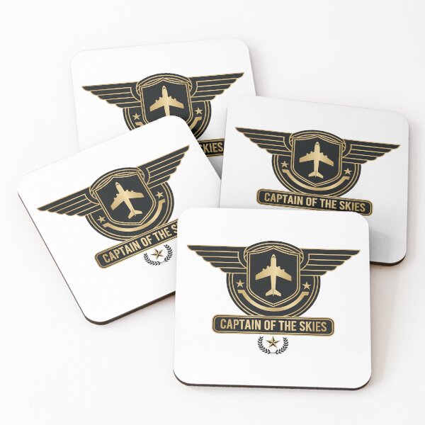 Item preview, Captain of the Skies – Pilot Aviator Aviation T-Shirt Design designed and sold by Muzgle.