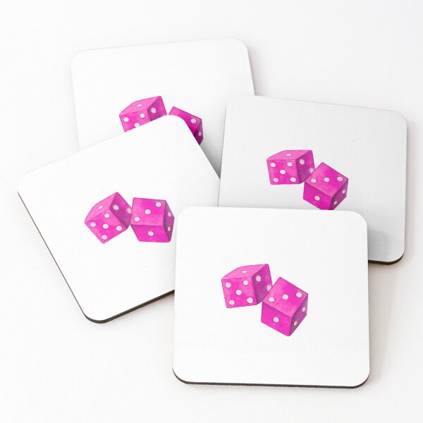 Item preview, Pink Dice designed and sold by Shimmy & Shimmer.