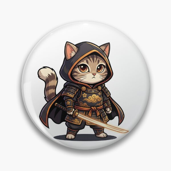 Item preview, Gato samurái designed and sold by Clauxel.