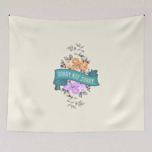 Item preview, Sorry Not Sorry Vintage Shabby Chic Roses Design designed and sold by storybycorey.