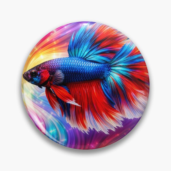 Item preview, Betta Splendens in Twirls of Color designed and sold by ttrimm.