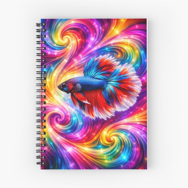Item preview, Betta Splendens en espirales de color designed and sold by ttrimm.