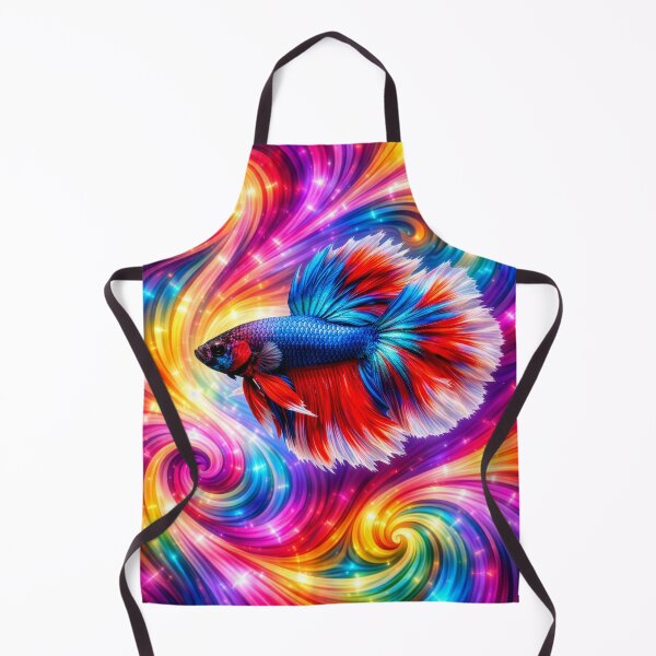Item preview, Betta Splendens in Twirls of Color designed and sold by ttrimm.
