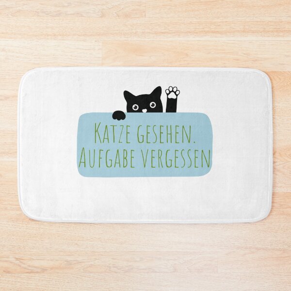 Item preview, Katze gesehen. Aufgabe vergessen – Lustiger Katzen Sticker Minimal Design designed and sold by GOTCHO1.
