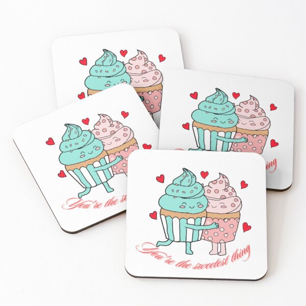 Item preview, Cute Cupcake Couple Love  – You’re the Sweetest Thing designed and sold by InspiredCreatives.