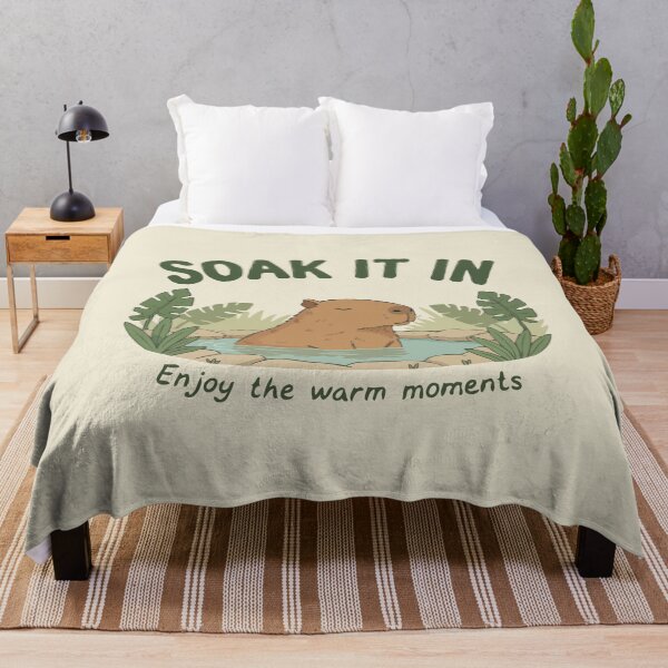 Item preview, Capybara Soak it in designed and sold by Catzura.