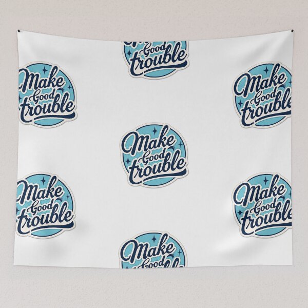 Item preview, Make good trouble sticker designed and sold by MendaciousMina.