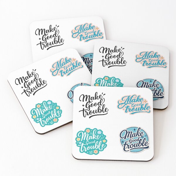 Item preview, Make good trouble sticker pack designed and sold by MendaciousMina.