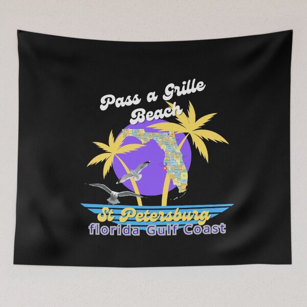 Item preview, Pass a Grille Beach St Petersburg Florida  designed and sold by rocklegends99.