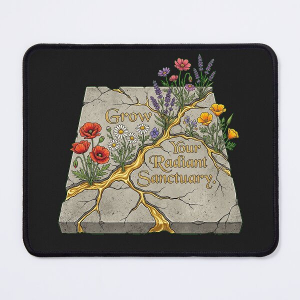 Item preview, Kintsugi Urbanism: Nature Reclaiming the Concrete Jungle designed and sold by Thaivi Design.