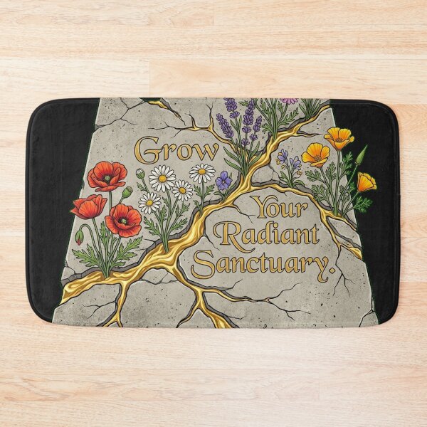 Item preview, Kintsugi Urbanism: Nature Reclaiming the Concrete Jungle designed and sold by Thaivi Design.