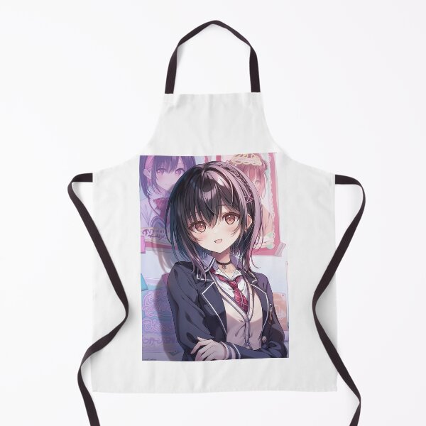 Item preview, Black Haired Anime Girl in School Blazer designed and sold by Piotrek0001.