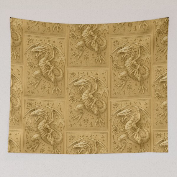 Item preview, Blue-Eyes White Dragon – Ancient Dragon Engraving designed and sold by AnimeShin.