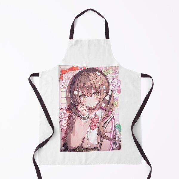 Item preview, Pink Theme Anime Girl with Braids designed and sold by Piotrek0001.