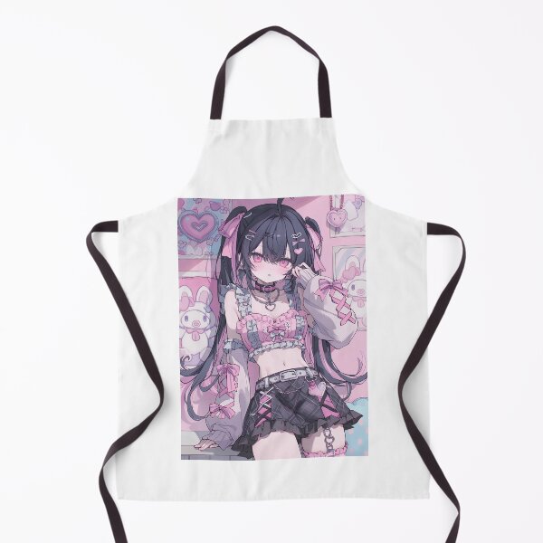 Artikelvorschau, Cooles Anime-Mädchen mit schwarz-pinkem Outfit entworfen und verkauft von Piotrek0001.