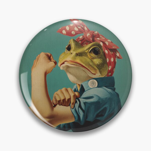 Item preview, We can do it, Portland protest frog edition designed and sold by MendaciousMina.