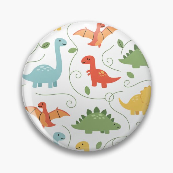 Item preview, Colorful dinosaurs  seamless pattern  designed and sold by Roxburylane.