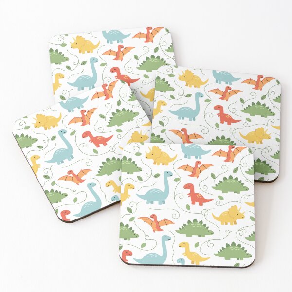 Item preview, Colorful dinosaurs  seamless pattern  designed and sold by Roxburylane.