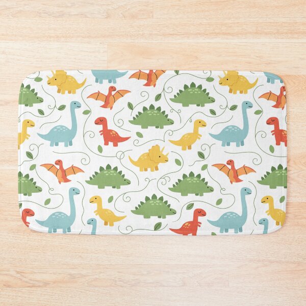 Item preview, Colorful dinosaurs  seamless pattern  designed and sold by Roxburylane.