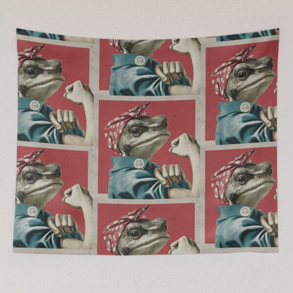 Item preview, We can do it, Portland protest frog edition designed and sold by MendaciousMina.