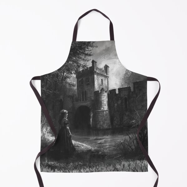 Item preview, Lonely princess beside the castle moat at dusk designed and sold by Rue Market.