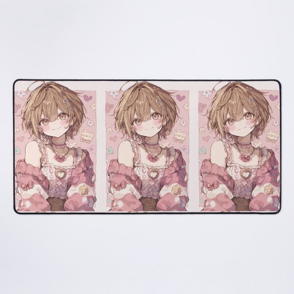 Item preview, Cute Anime Girl in Beige Frilly Outfit designed and sold by Piotrek0001.