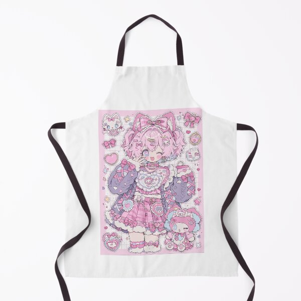 Item preview, Detailed Pink Frilly Dress Anime Girl designed and sold by Piotrek0001.