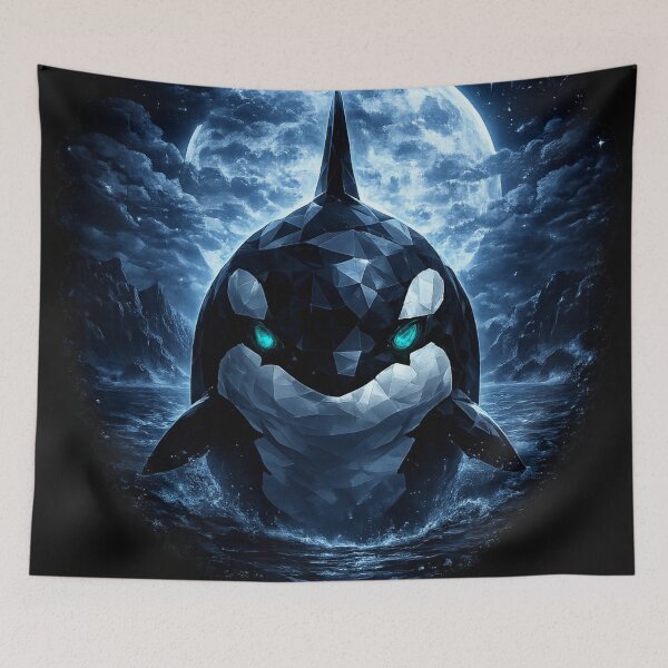 Item preview, Orca iluminada por la luna: cazadora suprema de las profundidades designed and sold by It's Heritage Hoss.