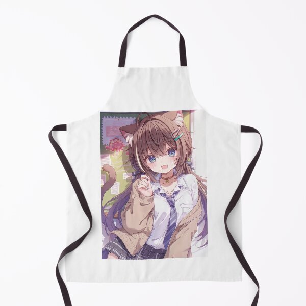 Item preview, Brown Haired Anime Girl with Cat Ears designed and sold by Piotrek0001.