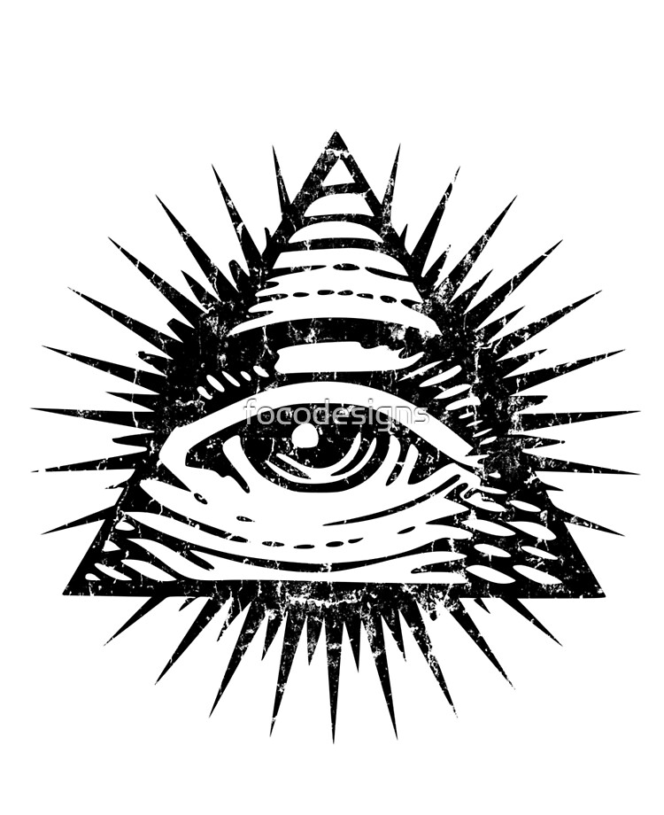 Illuminati All Seeing Eye Ipad Case Skin By Focodesigns Redbubble