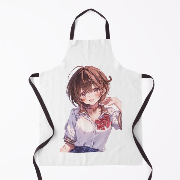 Item preview, Smiling Anime Girl in White Blouse designed and sold by Piotrek0001.