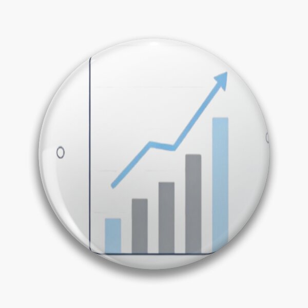 Item preview, Growth Pulse – Abstract Bar and Line Graph with Geometric Background designed and sold by Cristhian Almanza.