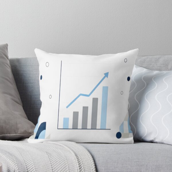 Item preview, Growth Pulse – Abstract Bar and Line Graph with Geometric Background designed and sold by Cristhian Almanza.