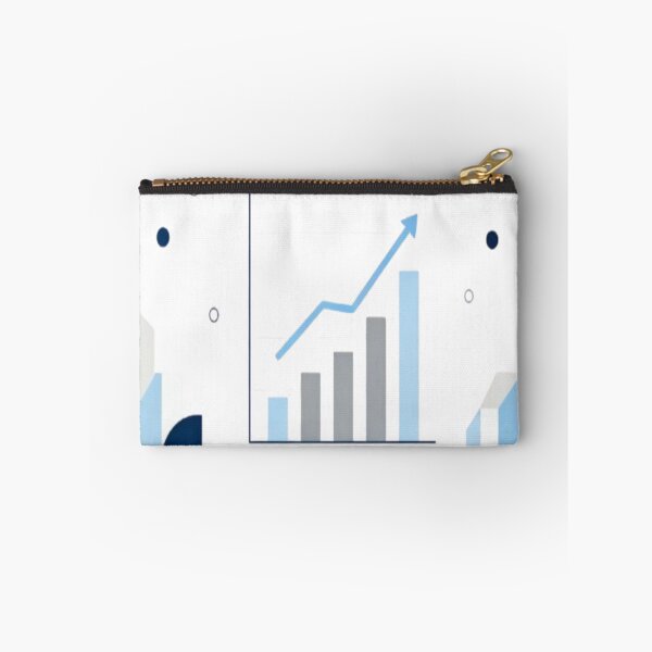 Item preview, Growth Pulse – Abstract Bar and Line Graph with Geometric Background designed and sold by Cristhian Almanza.