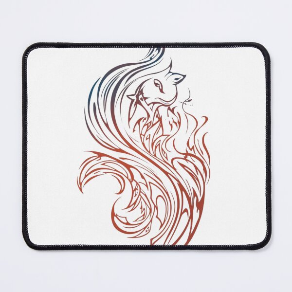 Item preview, Fox of the Veil – Mystical Fox Emblem Art designed and sold by DayMarkThreads.