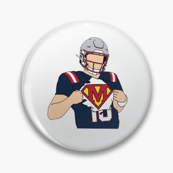 Item preview, Drake Maye Superman Celebration designed and sold by Hoops and Movie Sticks.