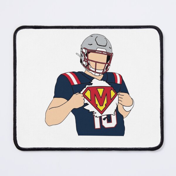 Item preview, Drake Maye Superman Celebration designed and sold by Hoops and Movie Sticks.