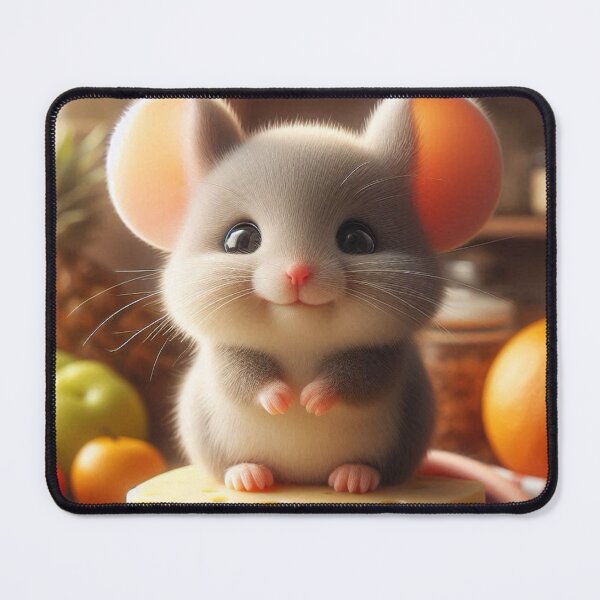 Item preview, Little Mouse Standing on Cheese designed and sold by TinCatOutPost.