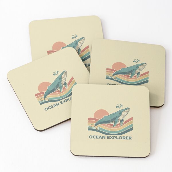 Item preview, Rainbow Waves Ocean Explorer Whale designed and sold by bsbd-action.