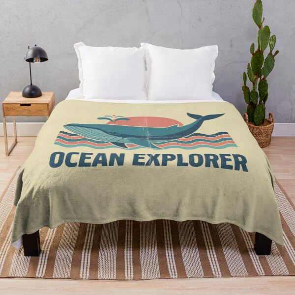 Item preview, Vintage Retro Ocean Explorer Whale designed and sold by bsbd-action.