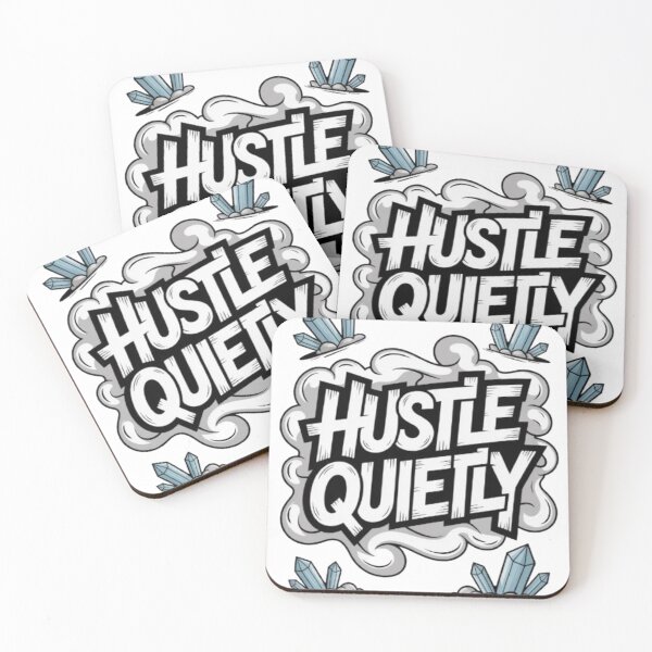Item preview, Hustle Quietly – Silent Grind, Relentless Ambition Streetwear Design designed and sold by NewUSShop.