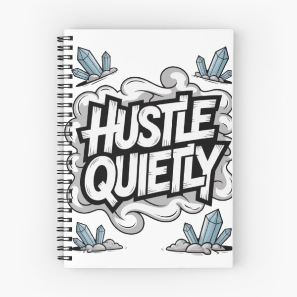 Item preview, Hustle Quietly – Silent Grind, Relentless Ambition Streetwear Design designed and sold by NewUSShop.