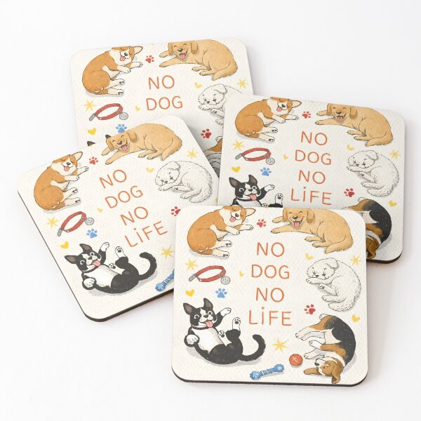Item preview, No Dog No Life designed and sold by Matinez Pink.
