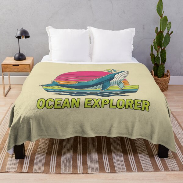 Item preview, ibrant Neon Sunset Ocean Explorer designed and sold by bsbd-action.
